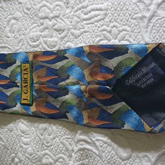 Jerry Garcia silk neckties California Mission Collection 15, Capillaries 35 Silk - Picture 3 of 11
